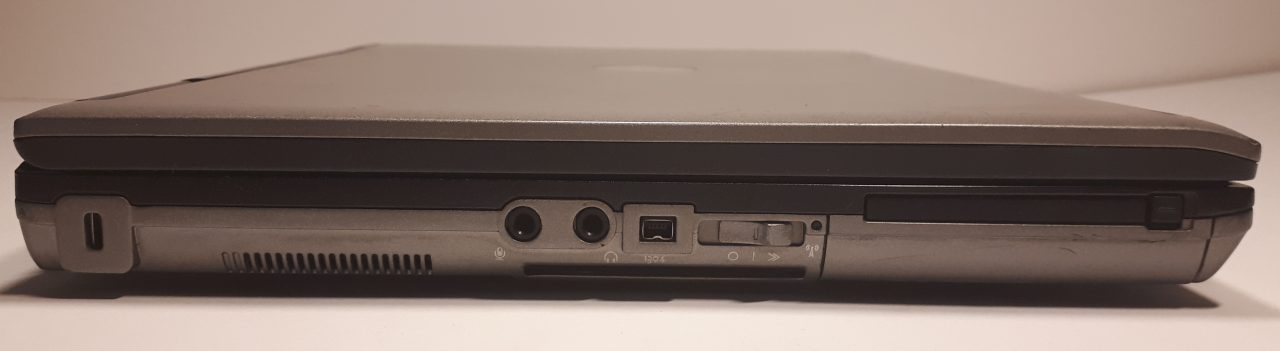 Dell D630 left side